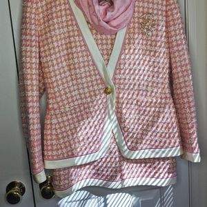 Escada Tweed Skirt Suit/Set